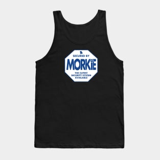 Morkie Security System - White Tank Top